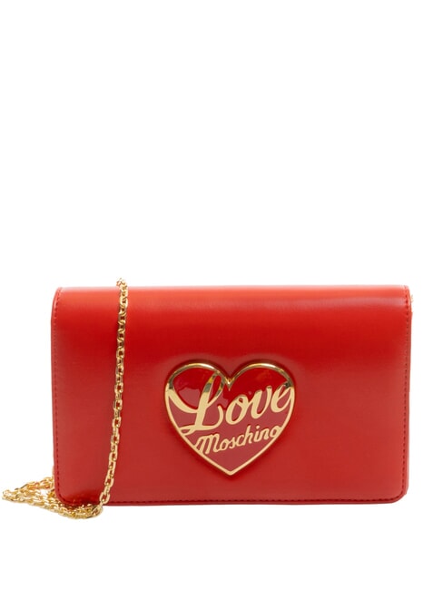 LOVE MOSCHINO LOVE HEART  Sac à bandoulière ROUGE - Sacs pour Femme