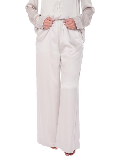 CALVIN KLEIN CK Pantalon de pyjama large en satin cocon - Pyjamas pour femmes
