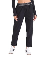 CALVIN KLEIN CK PERFORMANCE Pantalon de surv&ecirc;tement avec fermetures &eacute;clair beaut&eacute; noire - Costumes de sport pour femmes - 1