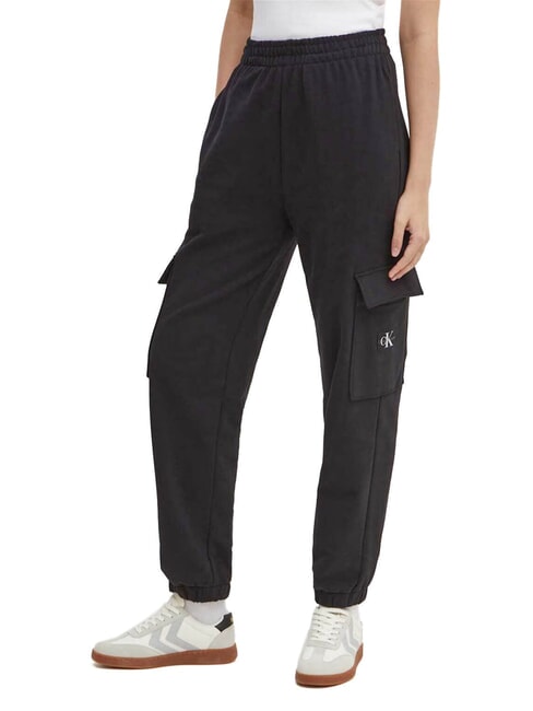 CALVIN KLEIN CK JEANS Pantalon de jogging avec grandes poches ck noir - Costumes de sport pour femmes