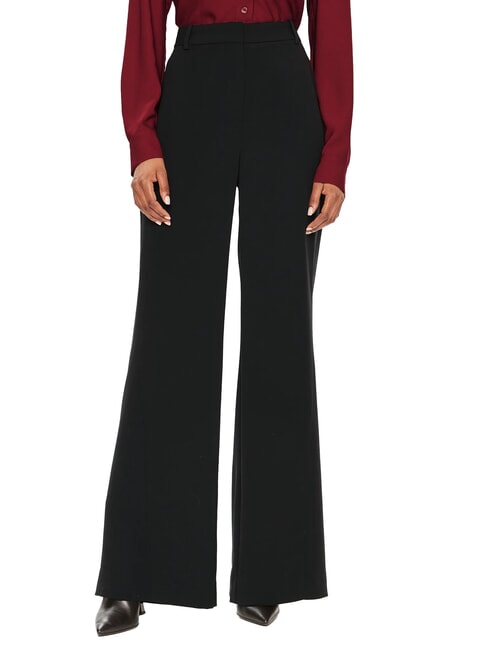 CALVIN KLEIN CK Pantalon palazzo souple ck noir - Pantalons pour femmes