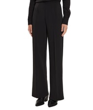 CALVIN KLEIN CK Pantalon &eacute;vas&eacute; souple ck noir - Pantalons pour femmes - 1