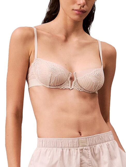 CALVIN KLEIN CK Soutien-gorge balconnet à armatures matin gris - Sous-vêtements pour femmes