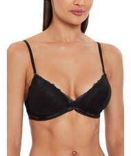 CALVIN KLEIN CK Soutien-gorge bralette en dentelle noir - Sous-v&ecirc;tements pour femmes - 1