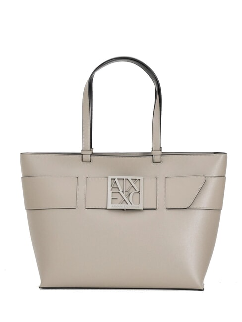 ARMANI EXCHANGE A|X BUCKLE Sac d'épaule bar brun - Sacs pour Femme