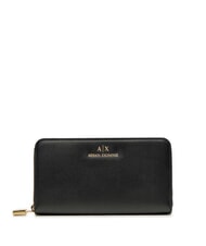 ARMANI EXCHANGE A|X  Portefeuille zippé noir - Portefeuilles Femme - 1
