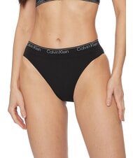 CALVIN KLEIN CK Slip avec &eacute;lastique logot&eacute; noir - Slip femme - 1