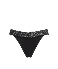 CALVIN KLEIN CK Slip en microfibre avec dentelle - Slip femme