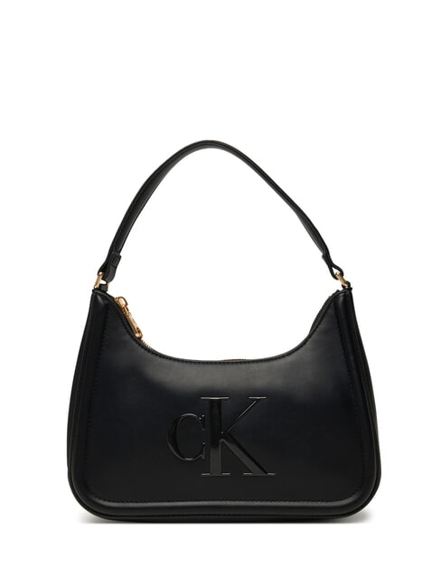 CALVIN KLEIN BOLD MONOGRAM Sac à bandoulière sur noir - Sacs pour Femme