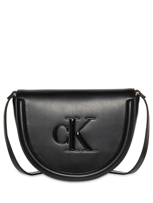CALVIN KLEIN BOLD MONOGRAM Sac à bandoulière sur noir - Sacs pour Femme