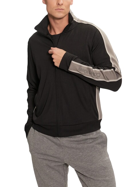 CALVIN KLEIN CK PERFORMANCE Sweat-shirt entièrement zippé beauté noire - Pulls molletonnés