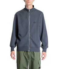 CALVIN KLEIN CK JEANS Sweat-shirt à col roulé entièrement zippé ébène - Pulls molletonnés - 1