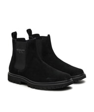 CALVIN KLEIN CK JEANS Bottines en daim triple noir - Chaussures Homme - 1
