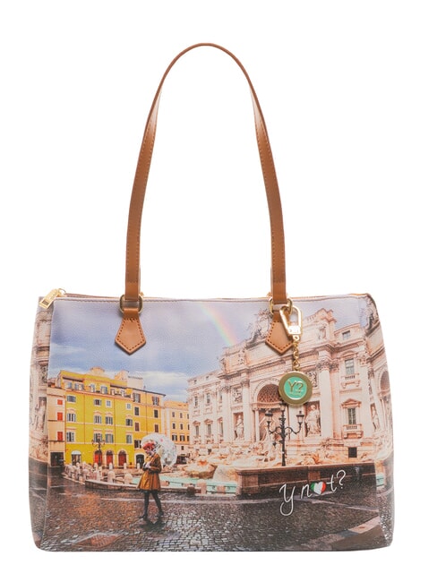 YNOT YESBAG Sac à bandoulière imprimé Rome arc-en-ciel - Sacs pour Femme