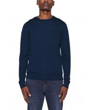 CALVIN KLEIN SUPERIOR WOOL Pull col rond en laine - Pulls pour hommes