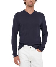 CALVIN KLEIN CK Pull en laine col V, coupe régulière - Pulls pour hommes