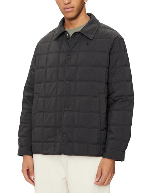 CALVIN KLEIN CK JEANS Veste à col matelassé de poids moyen ck noir - Vestes pour hommes