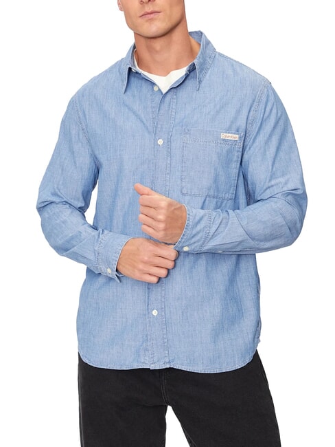 CALVIN KLEIN CK JEANS Chemise en jean à manches longues denim - Chemises pour hommes