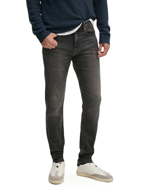 CALVIN KLEIN CK JEANS Jean skinny coupe slim jean noir - Jeans