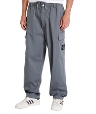 CALVIN KLEIN CK JEANS Pantalon cargo droit régulier gris infini - Jeans - 1