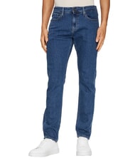 CALVIN KLEIN CK Jean slim &agrave; taille r&eacute;guli&egrave;re denim moyen - Jeans - 1