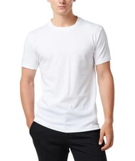 CALVIN KLEIN CK JEANS T-shirt en coton à manches courtes blanc brillant - T-shirt - 1