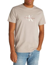 CALVIN KLEIN CK JEANS T-shirt Monologue coupe régulière effet vieilli - T-shirt
