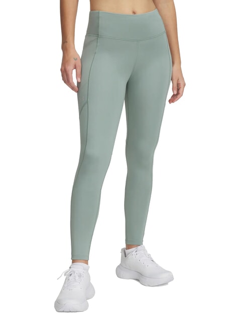UNDER ARMOUR LAUNCH Guêtres vert de silice - Pantalons pour femmes