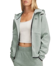 UNDER ARMOUR UNSTOPPABLE Sweatshirt à capuche vert de silice - Sweat-shirts pour femmes - 1