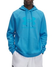 UNDER ARMOUR RIVAL FLEECE Sweatshirt à capuche bleu éther - Pulls molletonnés - 1