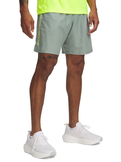 UNDER ARMOUR TECH WOVEN Shorts de sport vert de silice - Costumes de sport pour hommes