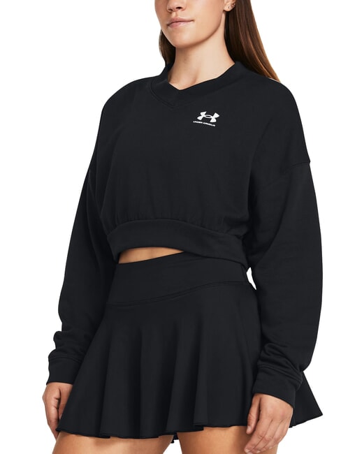 UNDER ARMOUR RIVAL TERRY Sweat-shirt noir - Sweat-shirts pour femmes