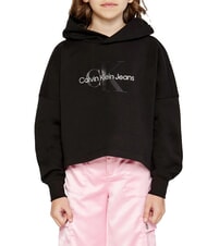 CALVIN KLEIN CK KIDS Sweat à capuche avec logo imprimé pailleté - Bébé Sweat