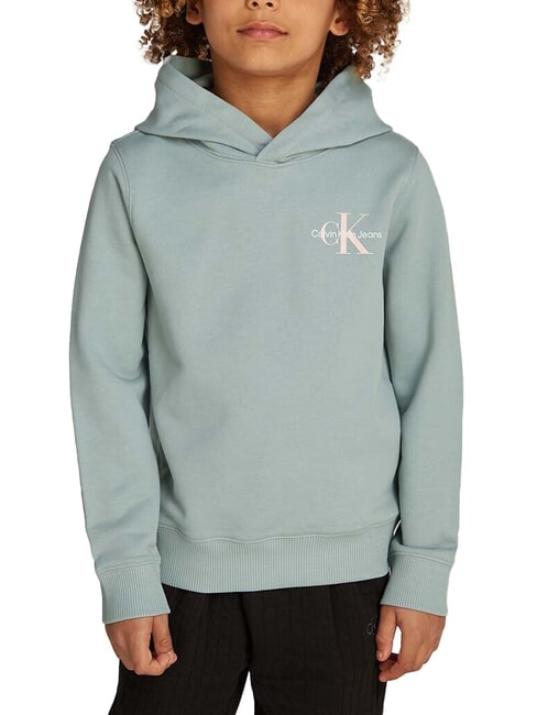 CALVIN KLEIN CK KIDS Sweat à capuche avec logo imprimé jadéite - Bébé Sweat