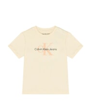 CALVIN KLEIN CK KIDS T-shirt à manches courtes avec bouton - Tee-shirt enfant