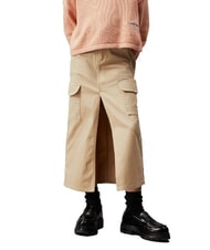 CALVIN KLEIN CK KIDS Jupe cargo avec fente kaki p&acirc;le - Jupes pour petites filles - 1
