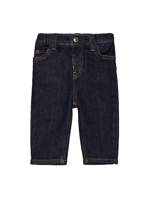 CALVIN KLEIN CK KIDS Jean bébé nouveau-né à taille élastique nettoyer rincer bleu - Pantalons pour enfants