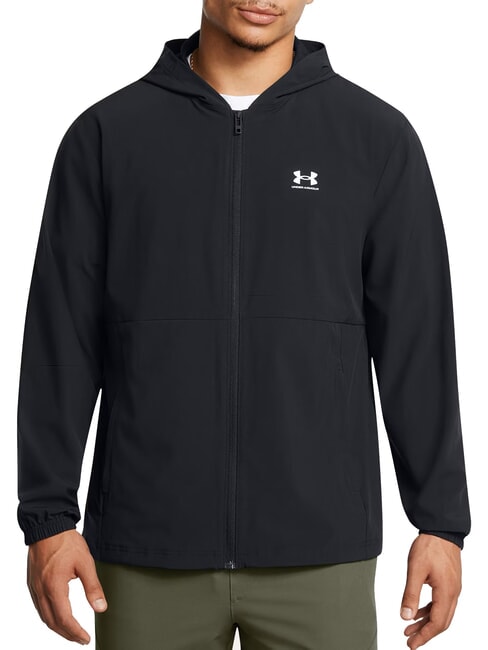 UNDER ARMOUR VIBE WOVEN Veste à capuche noir - Vestes pour hommes