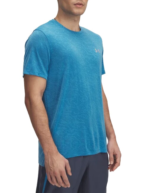 UNDER ARMOUR LAUNCH T-shirt à manches courtes bleu éther - T-shirt