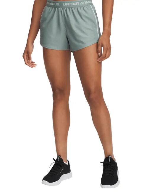 UNDER ARMOUR TECH PLAY UP Shorts vert de silice - Pantalons pour femmes