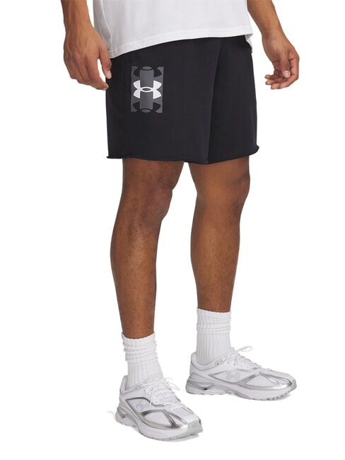 UNDER ARMOUR RIVAL TERRY Shorts noir - Pantalon