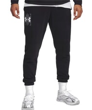 UNDER ARMOUR RIVAL TERRY Pantalon de sport noir - Costumes de sport pour hommes - 1
