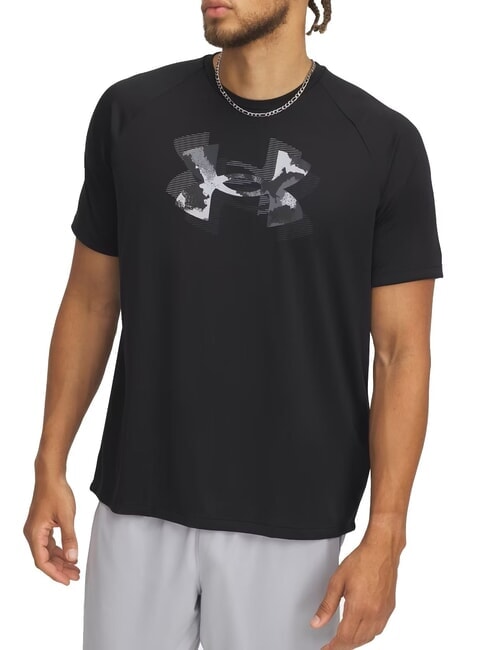 UNDER ARMOUR TECH PRINT T-shirt noir - T-shirt