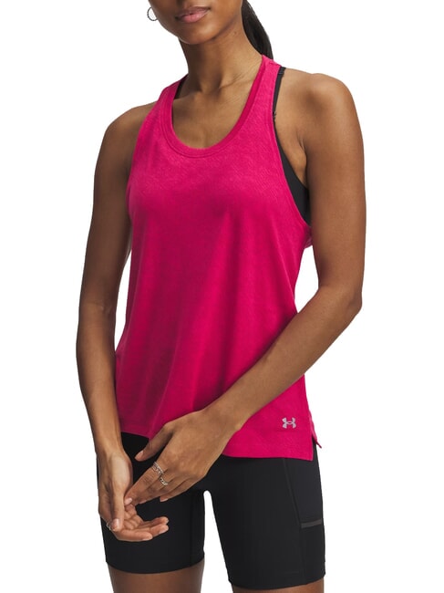 UNDER ARMOUR LAUNCH Débardeur fuchsia ombré - T-shirt