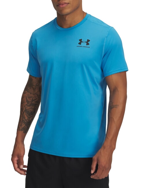 UNDER ARMOUR HEATGEAR FITTED T-shirt à manches courtes bleu éther - T-shirt
