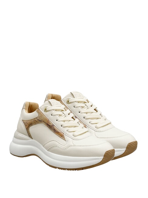 ALVIERO MARTINI PRIMA CLASSE GEO JR Baskets montantes blanc cassé/beige géo - Chaussures Femme