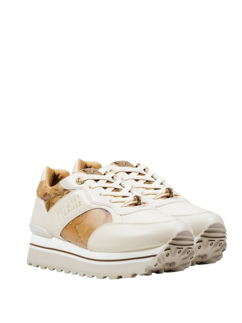ALVIERO MARTINI PRIMA CLASSE GEO JR Baskets à plateforme blanc cassé/beige géo - Chaussures Femme