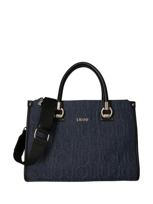 LIUJO MANHATTAN Sac à main en jean moyen robe bleue - Sacs pour Femme