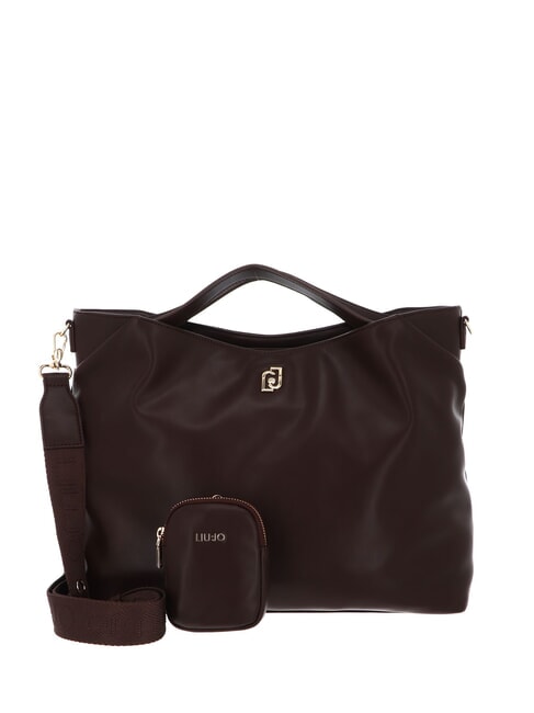 LIUJO ACHALA Sac fourre-tout moyen avec pochette lumière brune - Sacs pour Femme