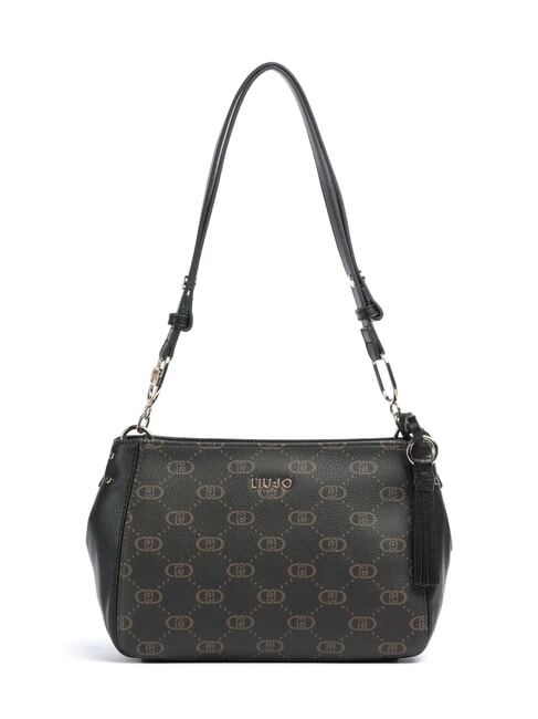 LIUJO CIRRY Sac double fonction avec pompon NOIR - Sacs pour Femme